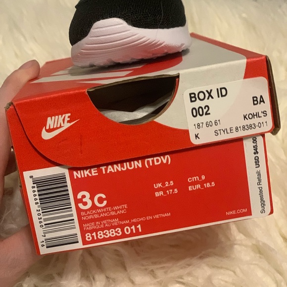 Toddler Nike Sneakers black white - Picture 4 of 7